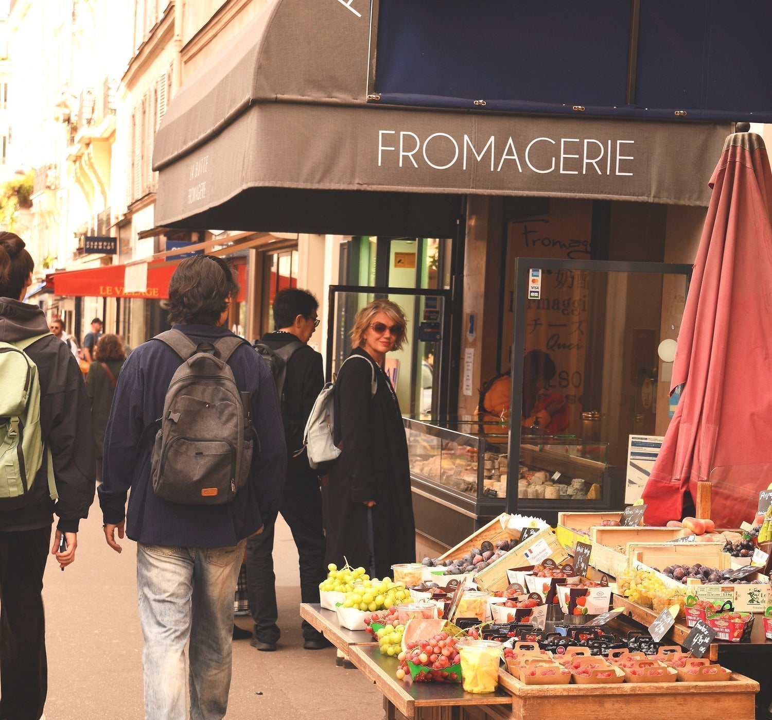 Jill Jago at Fromagerie in Paris